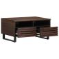 Preview: Couchtisch Braun 80x55x40 cm Massivholz Mango