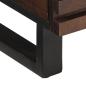 Preview: Couchtisch Braun 80x55x40 cm Massivholz Mango