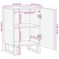 Preview: Badschrank 38x34x58 cm Massivholz Mango