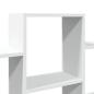 Preview: Wandregal Weiß 159x18x66 cm Holzwerkstoff