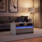 Preview: LED-Couchtisch Sonoma-Eiche Holzwerkstoff