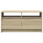 Preview: LED-Couchtisch Sonoma-Eiche Holzwerkstoff