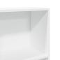 Preview: Bücherregal Weiß 40x24x176 cm Holzwerkstoff