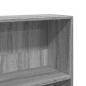 Preview: Bücherregal Grau Sonoma 80x24x143 cm Holzwerkstoff