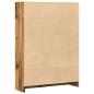 Preview: Bücherregal Altholz-Optik 80x24x109 cm Holzwerkstoff