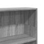 Preview: Bücherregal Grau Sonoma 80x24x109 cm Holzwerkstoff