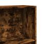 Preview: Bücherregal Räuchereiche 60x24x143 cm Holzwerkstoff
