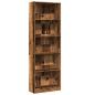 Preview: Bücherregal Altholz-Optik 60x24x176 cm Holzwerkstoff