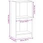 Preview: Bücherregal Artisan-Eiche 40x24x76 cm Holzwerkstoff