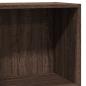 Preview: Bücherregal Braun Eichen-Optik 40x24x76 cm Holzwerkstoff