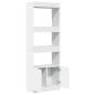 Preview: Highboard Weiß 63x33x180 cm Holzwerkstoff