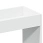 Preview: Highboard Weiß 63x33x180 cm Holzwerkstoff