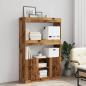 Preview: Highboard Altholz-Optik 92x33x140 cm Holzwerkstoff