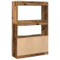 Preview: Highboard Altholz-Optik 92x33x140 cm Holzwerkstoff