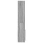 Preview: Highboard Grau Sonoma 92x33x180 cm Holzwerkstoff