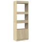 Preview: Highboard 63x33x180 cm Sonoma-Eiche Holzwerkstoff