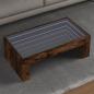 Preview: ARDEBO.de - Couchtisch mit Infinity-LED Räuchereiche 90x50x30 cm