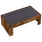 Preview: Couchtisch mit Infinity-LED Räuchereiche 90x50x30 cm
