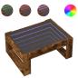 Preview: Couchtisch mit Infinity-LED Räuchereiche 70x53x30 cm