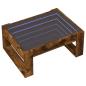 Preview: Couchtisch mit Infinity-LED Räuchereiche 70x53x30 cm