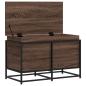 Preview: Aufbewahrungsbox mit Deckel Eichen-Optik 80x40x51,5 cm