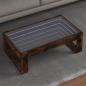 Preview: ARDEBO.de - Couchtisch mit Infinity-LED Räuchereiche 90x53x30 cm