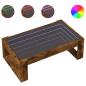 Preview: Couchtisch mit Infinity-LED Räuchereiche 90x53x30 cm