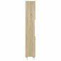 Preview: Badschrank Sonoma-Eiche 30,5x30x179 cm Holzwerkstoff