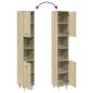 Preview: Badschrank Sonoma-Eiche 30,5x30x179 cm Holzwerkstoff