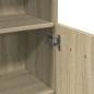 Preview: Badschrank Sonoma-Eiche 30,5x30x179 cm Holzwerkstoff