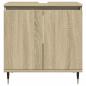 Preview: Badschrank Sonoma-Eiche 58x33x60 cm Holzwerkstoff