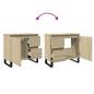 Preview: Badschrank Sonoma-Eiche 65x33x60 cm Holzwerkstoff