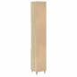 Preview: Badschrank Sonoma-Eiche 30x30x190 cm Holzwerkstoff
