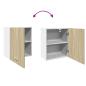 Preview: Wandschrank Sonoma-Eiche 50x31x60 cm Holzwerkstoff