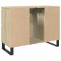 Preview: Badschrank Sonoma-Eiche 80x33x60 cm Holzwerkstoff