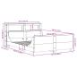 Preview: Massivholzbett ohne Matratze 150x200 cm Kiefernholz