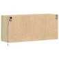 Preview: TV-Wandschrank mit LED-Beleuchtung Sonoma-Eiche 100x31x45 cm