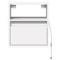 Preview: TV-Wandschrank mit LED-Beleuchtung Weiß 41x31x45 cm