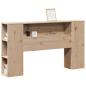 Preview: Kopfteil mit Stauraum 135 cm Massivholz Kiefer