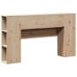 Preview: Kopfteil mit Stauraum 135 cm Massivholz Kiefer