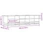 Preview: TV-Schrank Braun Eichen-Optik 180x40x46 cm Holzwerkstoff
