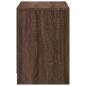 Preview: TV-Schrank mit LED-Beleuchtung Braun Eichen-Optik 100x34x50 cm