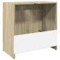 Preview: Waschbeckenunterschrank Sonoma-Eiche 60x33x60 cm Holzwerkstoff