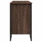Preview: Waschbeckenunterschrank Braun Eichen-Optik 91x35x60 cm
