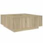 Preview: Couchtisch Sonoma-Eiche 100x100x40 cm Holzwerkstoff