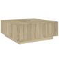 Preview: Couchtisch Sonoma-Eiche 100x100x40 cm Holzwerkstoff