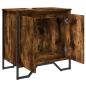 Preview: Waschbeckenunterschrank Räuchereiche 60x35x60 cm Holzwerkstoff