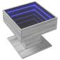 Preview: LED-Couchtisch Grau Sonoma 50x50x45 cm Holzwerkstoff