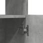 Preview: Highboard Betongrau 63x33x140 cm Holzwerkstoff
