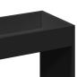 Preview: Highboard Schwarz 63x33x100 cm Holzwerkstoff